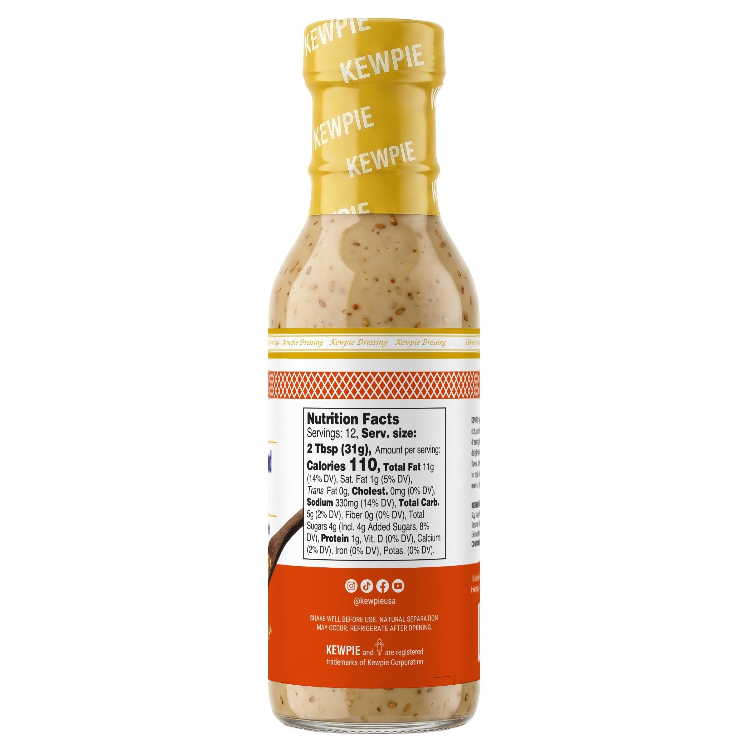 KEWPIE Deep Roasted Sesame Dressing & Marinade, 12 fl. oz