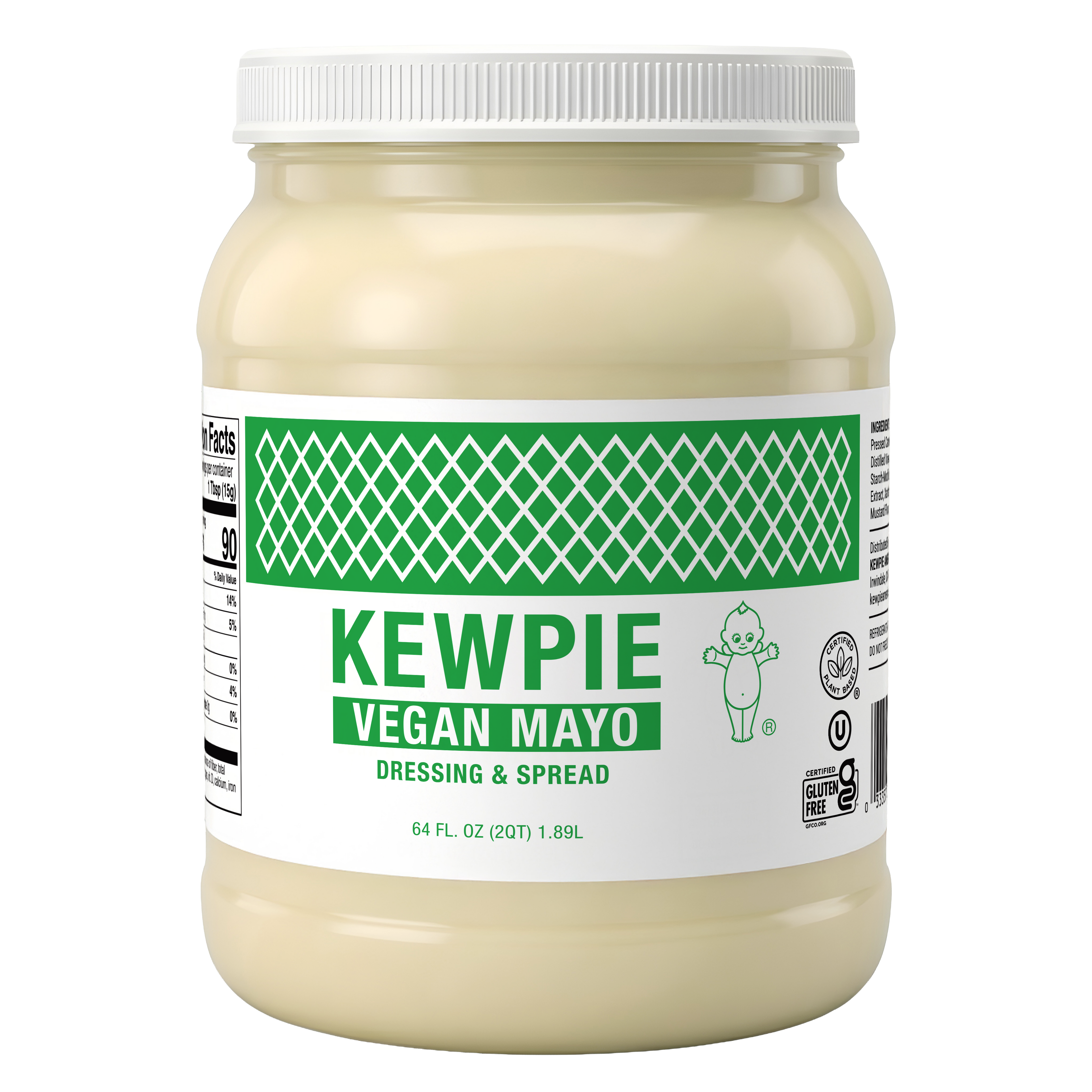 KEWPIE Vegan Mayo Dressing & Spread, 64 fl. oz