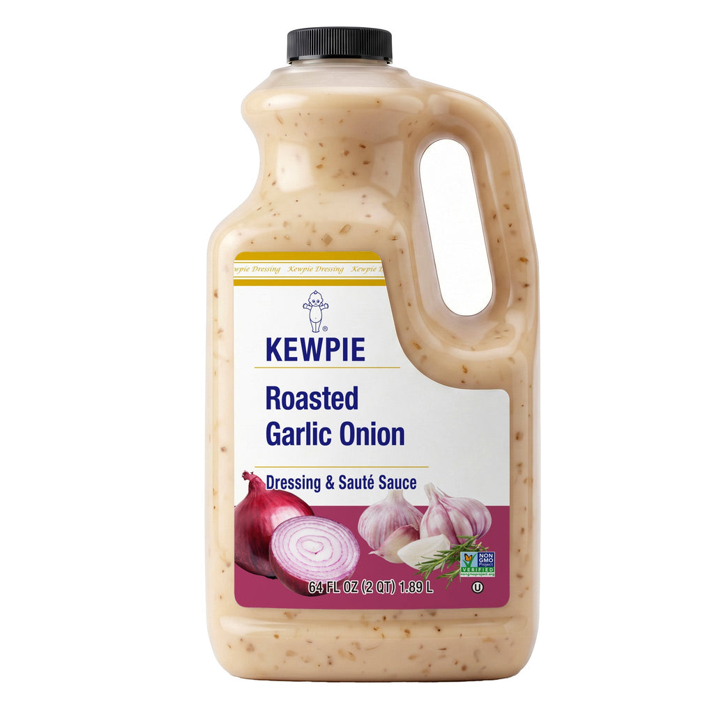 KEWPIE Roasted Garlic Onion Dressing & Saute Sauce, 64 fl. oz