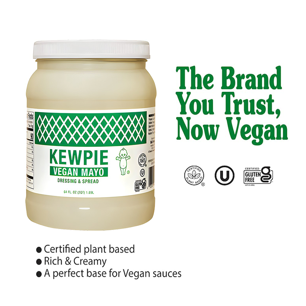 KEWPIE Vegan Mayo Dressing & Spread, 64 fl. oz